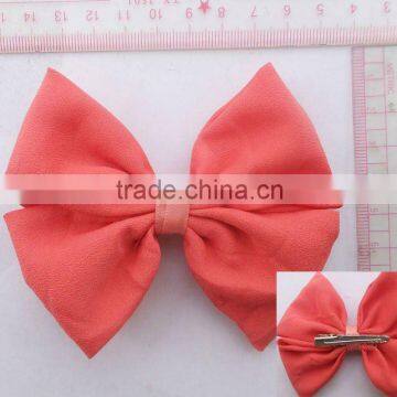 fashion fabric bow hairgrip