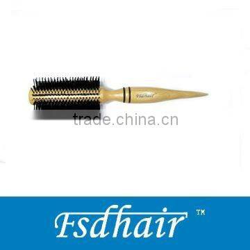 Wooden Curly Hair Brush