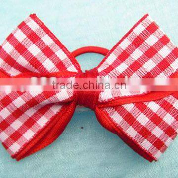 Check Belt Ribbon Bow Gift Wrap Organza Bow Christmas Promotion Bottleneck Decoration photo-4