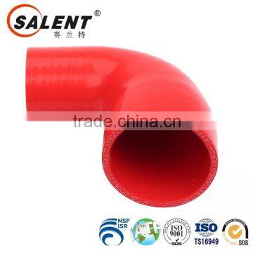 32mm>19mm(1-1/4''>3/4'')90 Degree Elbow Reducing Red Silicone Hose