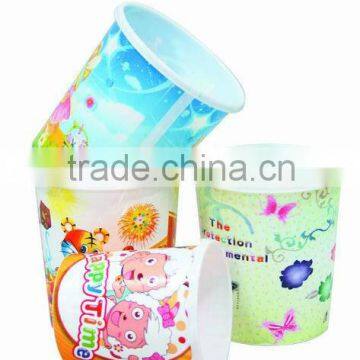 high quality good design cartoon plastic dustbin injection mould