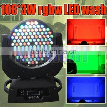 108*3W led moving head wash for stage