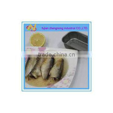 Hot Sale 425 Grams Canned Mackerel Fish in Brine(ZNMB0029)