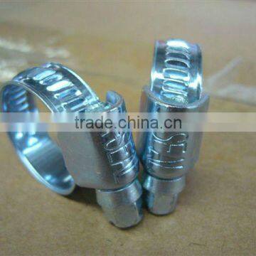 galvanized non-perforated hose clamp