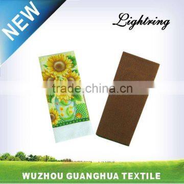 100%polyester microfiber tea towel