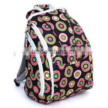 Fashion printing diaper bag mami backpack