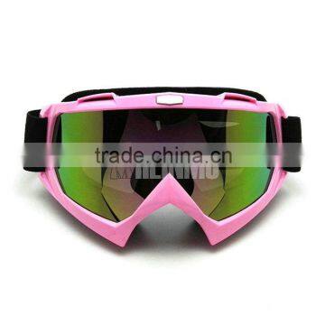PINK Universal Adult Flexible Motocross Goggles photo-6