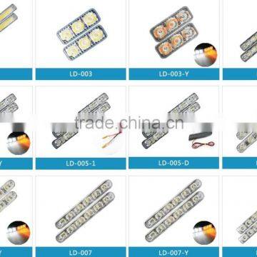 Car Waterproof 2 Pcs 6 LED Daytime Running Light DRL Fog Driving Lamp