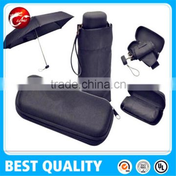 wholesale 5 fold umbrella in case,mini pocket umbrella,travel umbrella