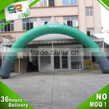 Factory price colorful rainbow inflatable arch