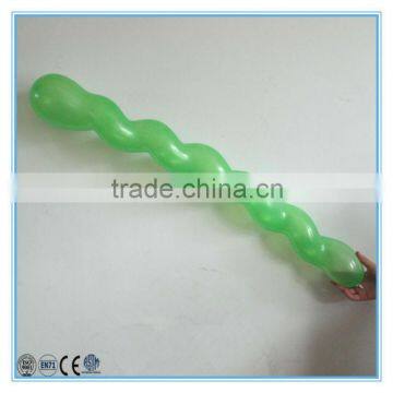 special shape latex balloon for play!spirl balloon!