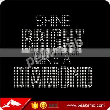 Crystal Shine Bright Like A Diamond Rhinestone Transfers For Clothes Decoration