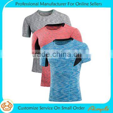 Men's 3 Pack Dry Fit Fashion Athletic Compression Short Sleeve Shirt