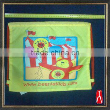Cartoon waterproof cloth bag/cheap custom fabric handbag printing
