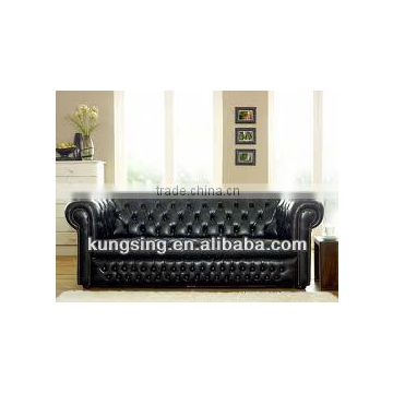 black leather chesterfield sectional sofa