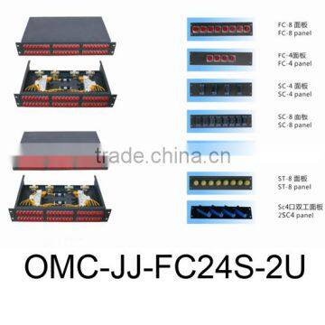 high quality 19' 2U FC-port patch panel