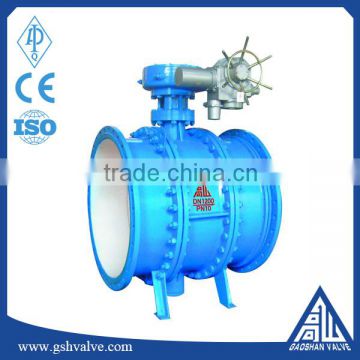 carbon steel double flange motorized butterfly valve manufacturer