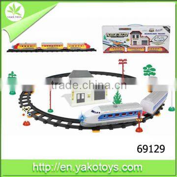 Electric Railway Car B/O Cartoon Rail Car Children Electronic Toy Car photo-6