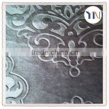 3d embossed blackout Italy curtain velvet fabric