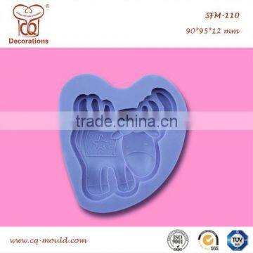 Silicone fondant maker mold new products