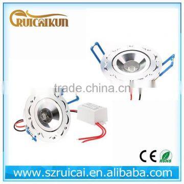 3w adjustable led downlight dimmable led recessed light