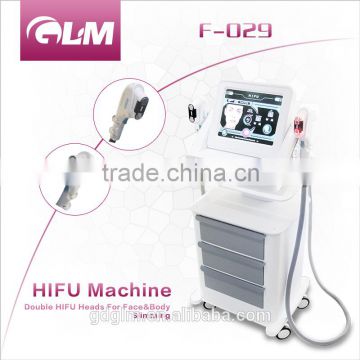 Double-Handle HIFU Face Lift/ Hifu Skin Rejuvenation Wrinkle Removal Machine On Sale Expression Lines Removal