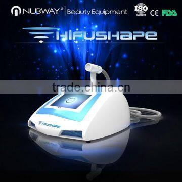 Fat Reduction Nasolabial Folds Removal 2015 HIFUSHAPE Portable Body Shaping Slimming Portable Hifu Machine Salon Beauty Machine