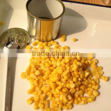 canned vegetable Canned sweet corn kernel whole