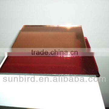 etched decorative pattern Silver Mirror/glass/patterned glass for construction