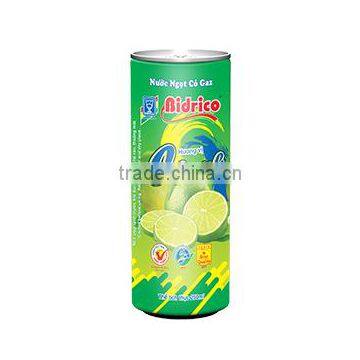 CARBONATED SOFT DRINK LEMON FLAVOR 250ML