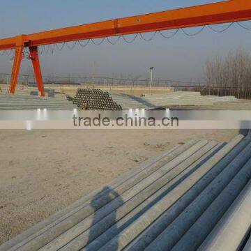good quallity electrical pole making machine for Africa market