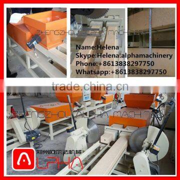 Best Price Wood Chip Block Extruding Machine/wood Tray Feet Making Machine photo-2