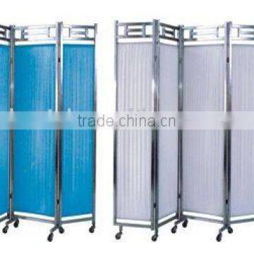 hospital medical Stainless steel folding screen