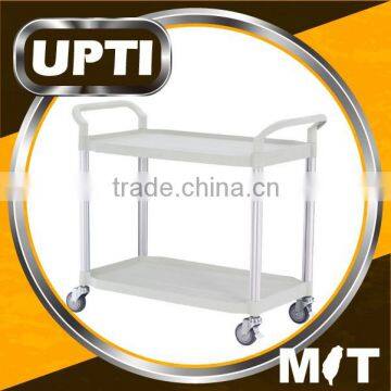 Taiwan Made High Quality Large 2 Shelves Service Cart Restaurant Cart, Catering Cart, Hotel Cart, DIY Cart