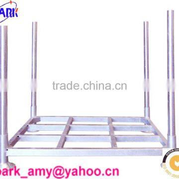 Foldable stacking rack