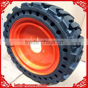 Long Warranty Bobcat Skid Steer Solid Tires 23 .5-25 385/65R22.5 With Factory Price photo-3