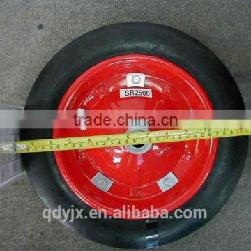 Standard Bearing Rubber Shock Soild Wheel For Cart Garden Cart