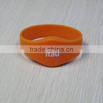 2015 Hot RFID Design Your Own Silicone Wristbands, 125KHz/13.56MHz RFID Wristbands with Factory Low Price
