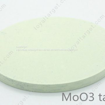 99.99% ceramic molybdenum trioxide MoO3 sputtering target