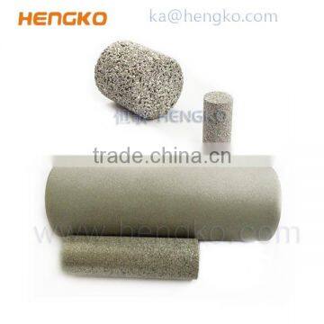 sintered metal diffusing gases liquids porous metal SS tubes