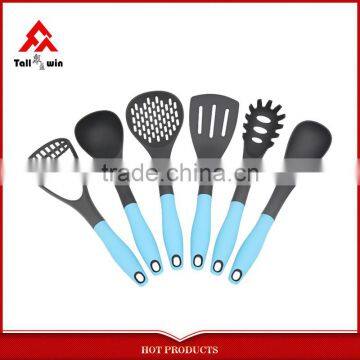 ISO Factory Audit 100% Food Grade Nylon/Acrylic Kitchen Utensils Colored Silicone Kitchen Tools