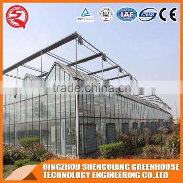 Large Glass Agricultural Greenhouses Indoor Glass Greenhouse Used