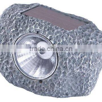 Solar stone light, solar grave light, solar stepping stone lights