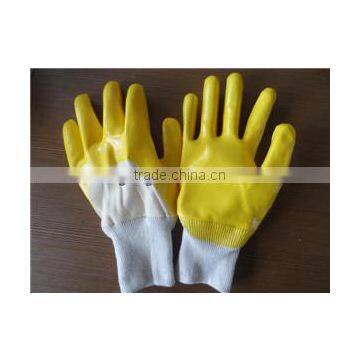 Latex Rubber Coated Palm Working Labor Gloves