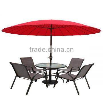 Red Garden Alum-fibreglass Umbrella Set UMB00001