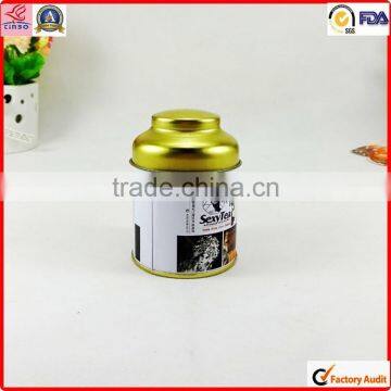 Durable Four Color Print Metal Round Decorative Empty Coffee Tin Cans photo-2