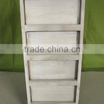Unfinished Solid Bright White Color Wooden Furniture for 4 Hole photo-6