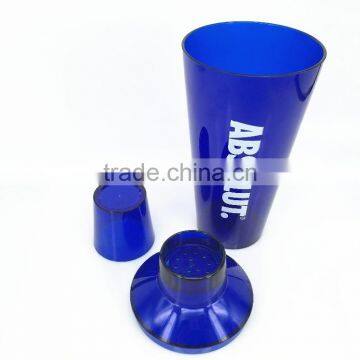 26oz Plastic PS 750ml Three-pieces Cocktail Shaker photo-3