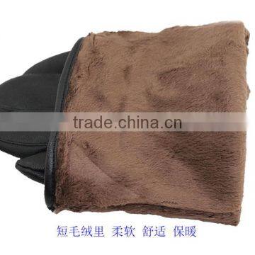Fashion Men Touch Gloves, Add Wool Warm Gloves, Leather Driving Gloves photo-6