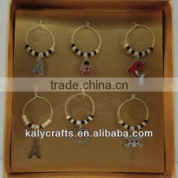 Promotion Gifts Ladybird Wine Glass Identifier photo-2